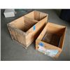 Image 1 : 2 wood boxes