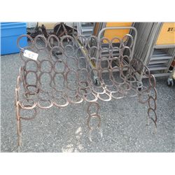 Horse shoe bench 44"L x 25" W x 32"H