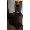 Image 4 : Waterfall Vanity 3 Drawer Dresser