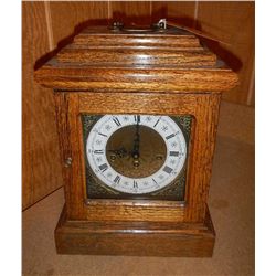 Wind Clock with Oak Case
