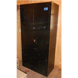 Metal storage cabinet
