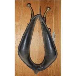 Horse Collar with Brass Hames