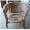 Image 1 : Childrens Wicker Chair
