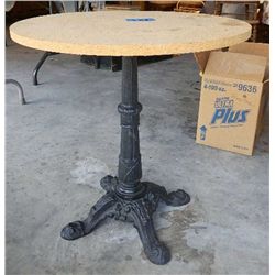 Table with Iron Base