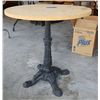 Image 1 : Table with Iron Base
