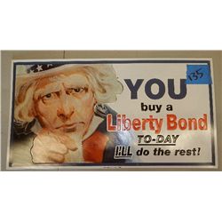 Buy Liberty Bonds Uncle Sam Tin Sign