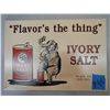 Image 1 : Ivory Salt Tin Sign