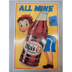Old Fashion Ma's Root Beer Sign