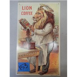 Lion Coffee Sign