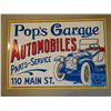 Image 1 : Pop's Garage Automobiles Sign