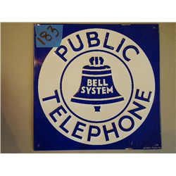 Bell Public Telephone Sign