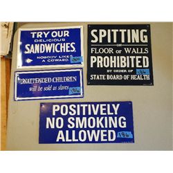 Spitting Prohibited, No Smoking and More Signs (4)