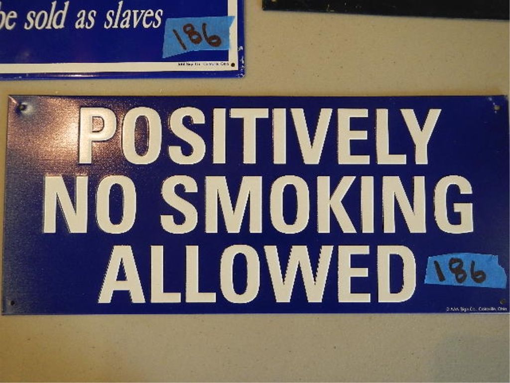 Spitting Prohibited, No Smoking and More Signs (4)