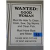 Image 3 : Wanted Good Man and Woman Signs
