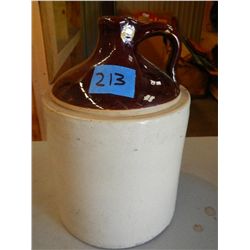 Stoneware Whiskey Jug