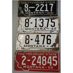 Montana Prison Made License Plates