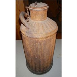 5 Gallon Antique Metal Jug (with sealed lid)
