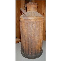 5 Gallon Antique Metal Jug (with sealed lid)