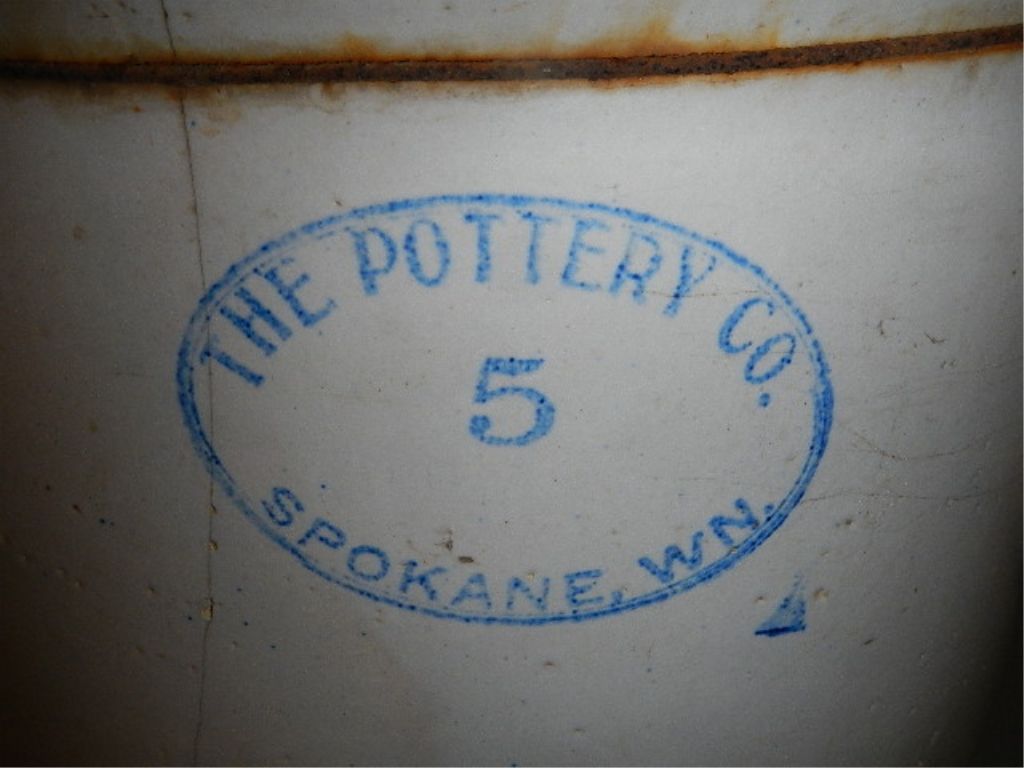 The Pottery Co. Spokane, WA. 5 Crock