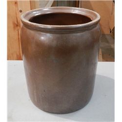 Brown Stoneware Crock