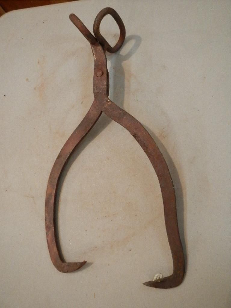 Antique Ice Tongs