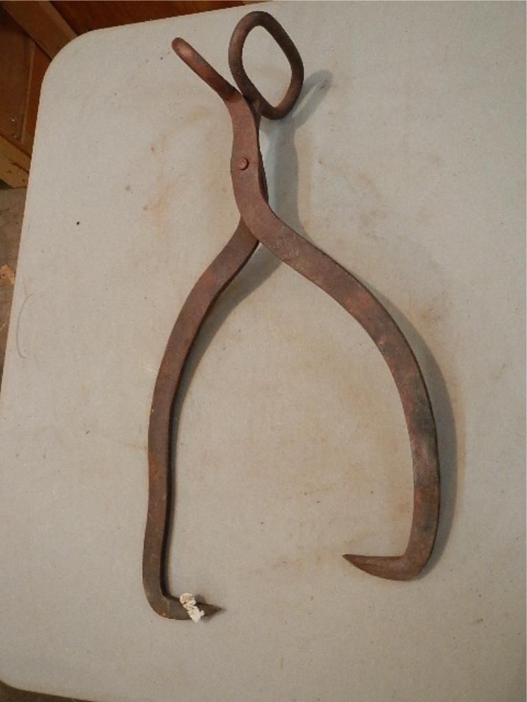 Antique Ice Tongs