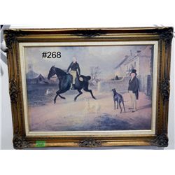 Old Painting with Frame