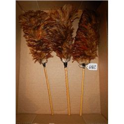 Pheasant Feather Dusters (3) (1 money)