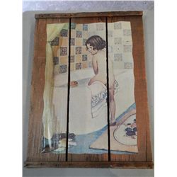 Painting on Old Board