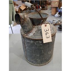 5 Gallon Standard Measure Galvanized Can