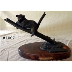 "Jakes Lookout" Bear in Bronze by Kruckenberg