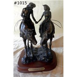 "Two Trails Become One Road" Sculpture