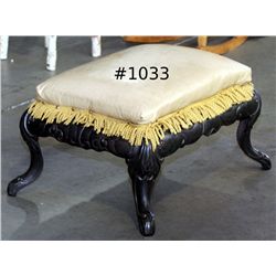 Cast Iron Legged Ottoman