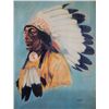 Image 1 : 8x10 framed print "Chief Sitting Bull" DR Barrack