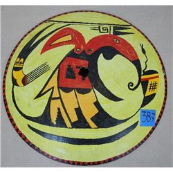 Solid metal Indian or African  Art