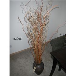 Vase with Dry Flower Arangement