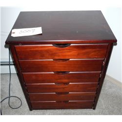 6 Drawer End Table