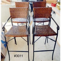 Wicker Bar Chairs