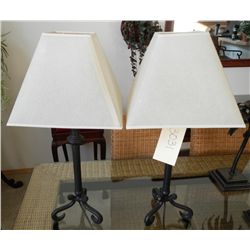 2 Metal Lamps