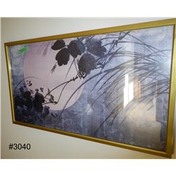 Flower Print Framed