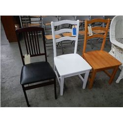 3 Wooden Chair 1 is folding Choice