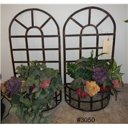 Wall Decorations with Artificial Plants