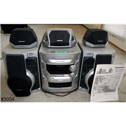 Panasonic 5 CD AM/FM Sterio Surround Sound
