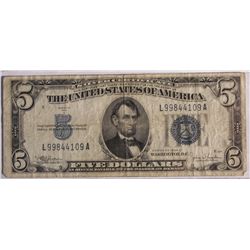 $ 5 Bill, Silver Certificate