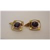 Image 1 : Gold And Ruby Men's Cufflinks,