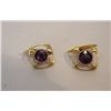 Image 2 : Gold And Ruby Men's Cufflinks,