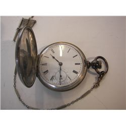 Coin Silver Pocket Watch