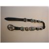 Image 2 : Turquoise A Silver Concho Belt