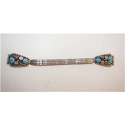 Watch Band Turquoise And Silver,