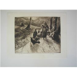 J. E. Costigan, Etching